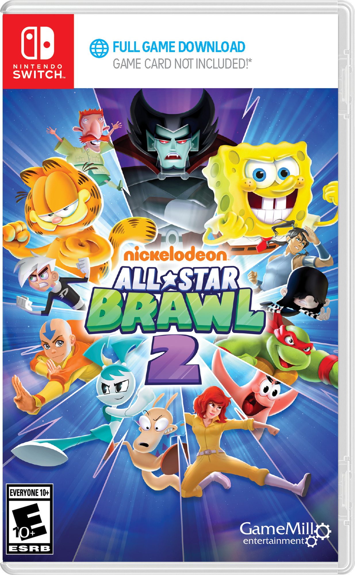 Nickelodeon All Star Brawl 2 (Code in Box)- Nintendo Switch